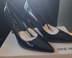 Nine West Women's Glossy Black Heels